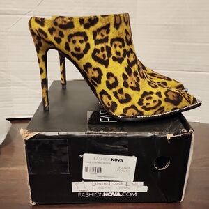 Fashion Nova Leopard Print Heels